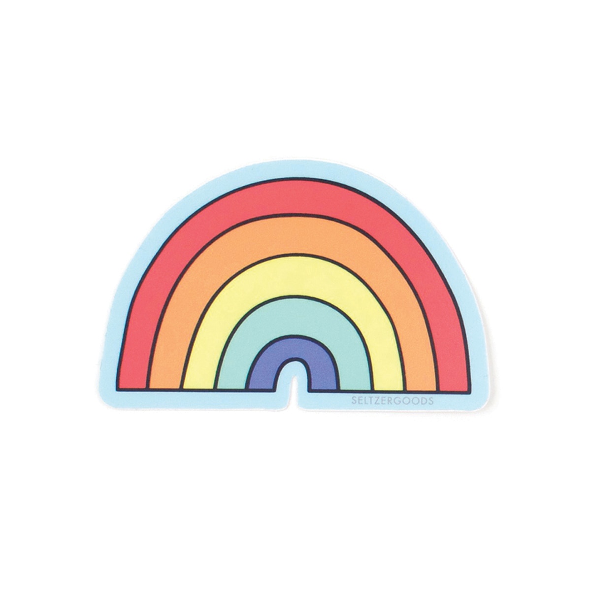 Rainbow Sticker Seltzer Goods